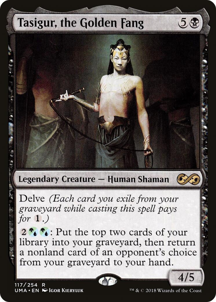 Image for Tasigur, the Golden Fang (117) [Ultimate Masters] - Magic: The Gathering