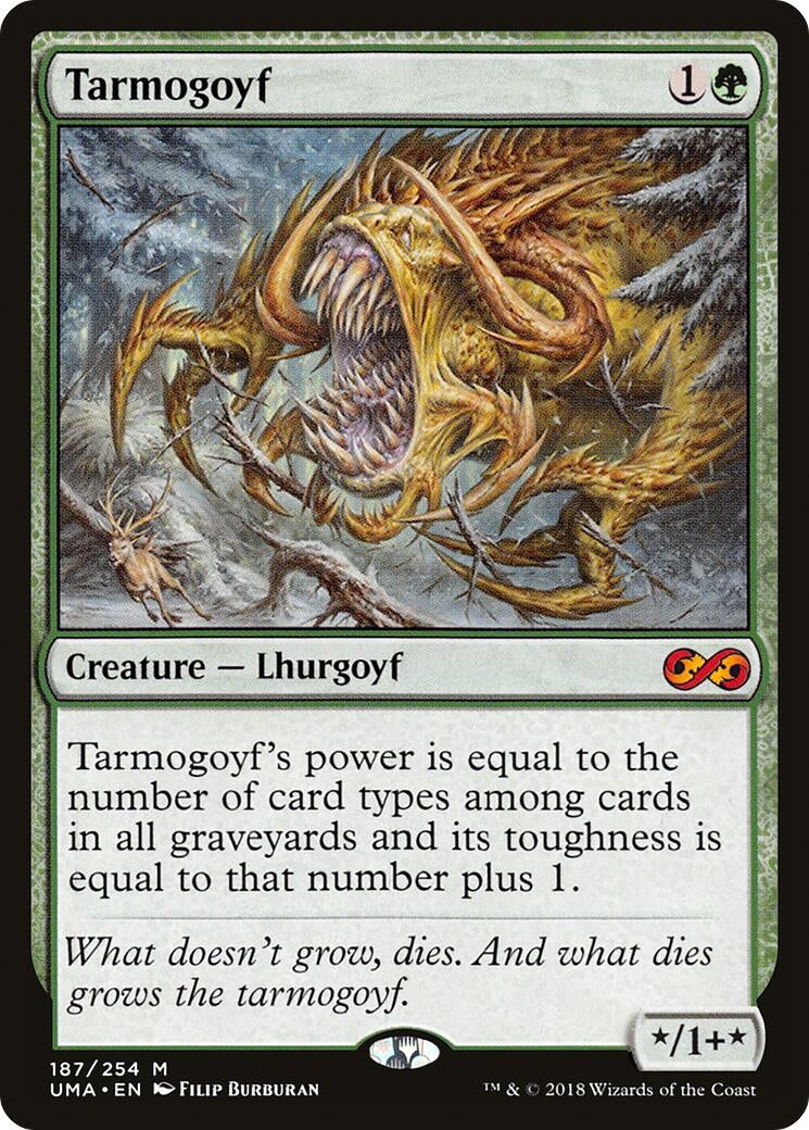 Image for Tarmogoyf (187) [Ultimate Masters] - Magic: The Gathering