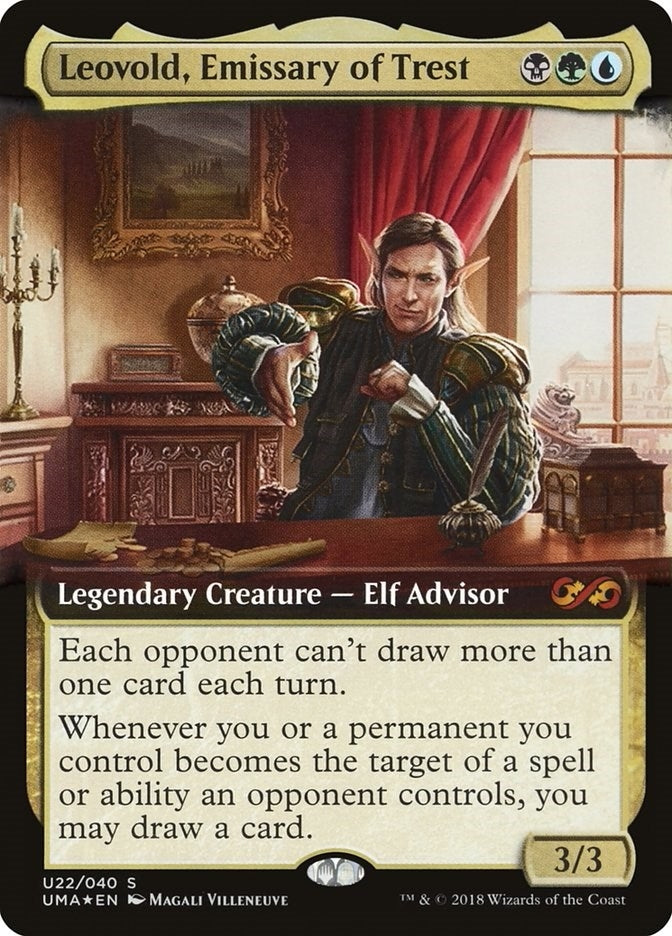 Image for Leovold, Emissary of Trest (U22) [Ultimate Masters: Box Toppers] - Magic: The Gathering