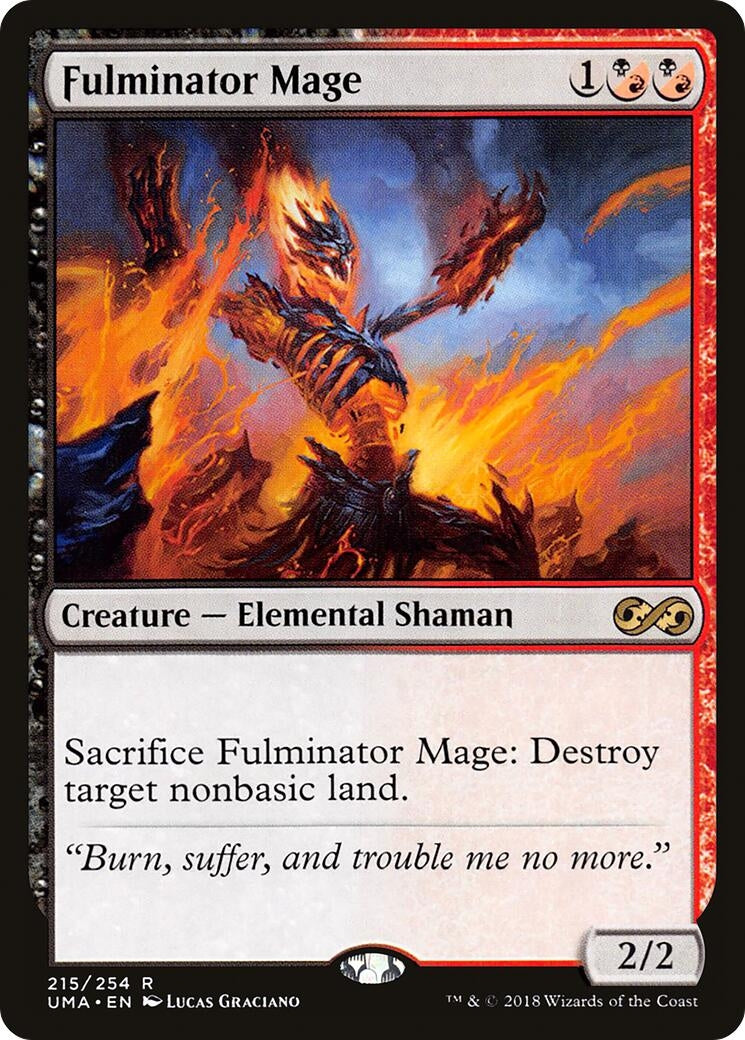 Image for Fulminator Mage (215) [Ultimate Masters] - Magic: The Gathering