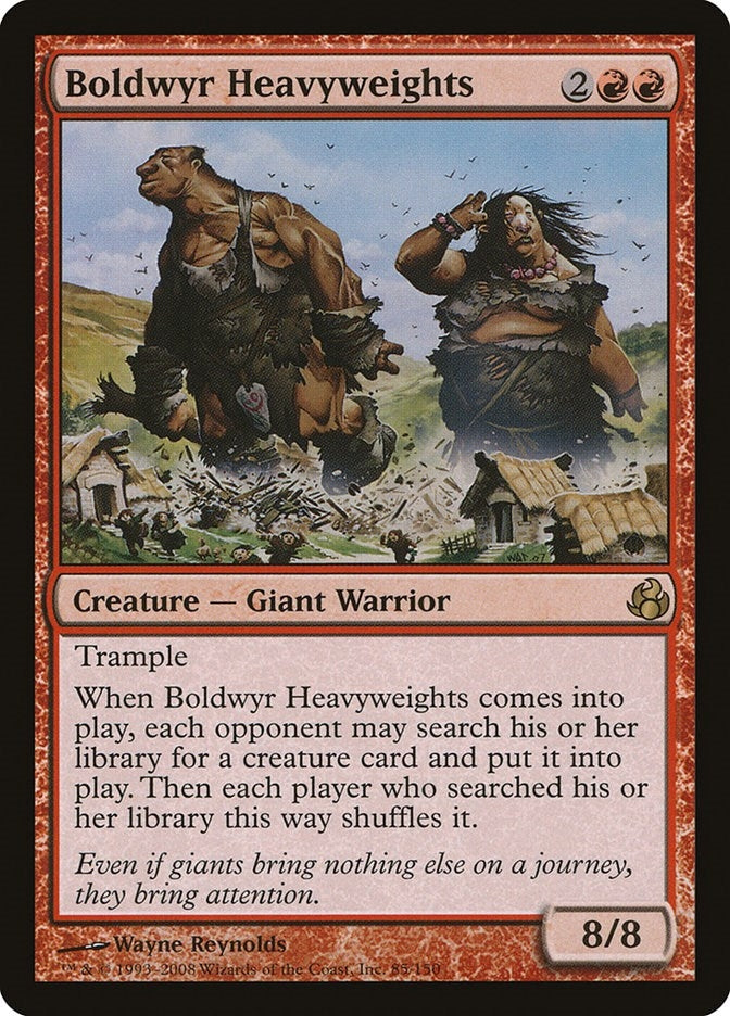 Image for Boldwyr Heavyweights (85) [Morningtide] - Magic: The Gathering