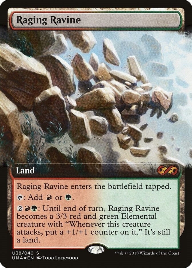 Image for Raging Ravine (U38) [Ultimate Masters: Box Toppers] - Magic: The Gathering