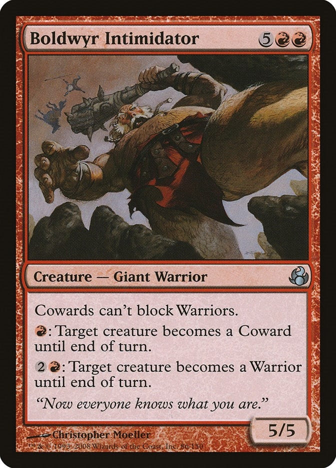 Image for Boldwyr Intimidator (86) [Morningtide] - Magic: The Gathering