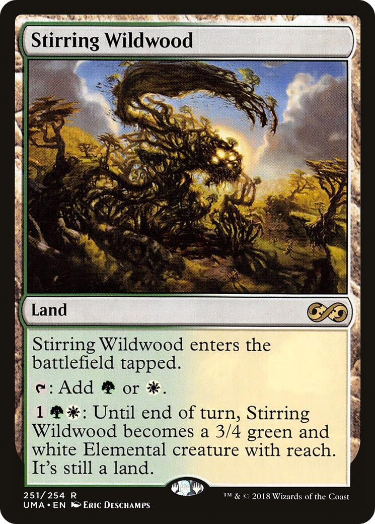 Image for Stirring Wildwood (251) [Ultimate Masters] - Magic: The Gathering