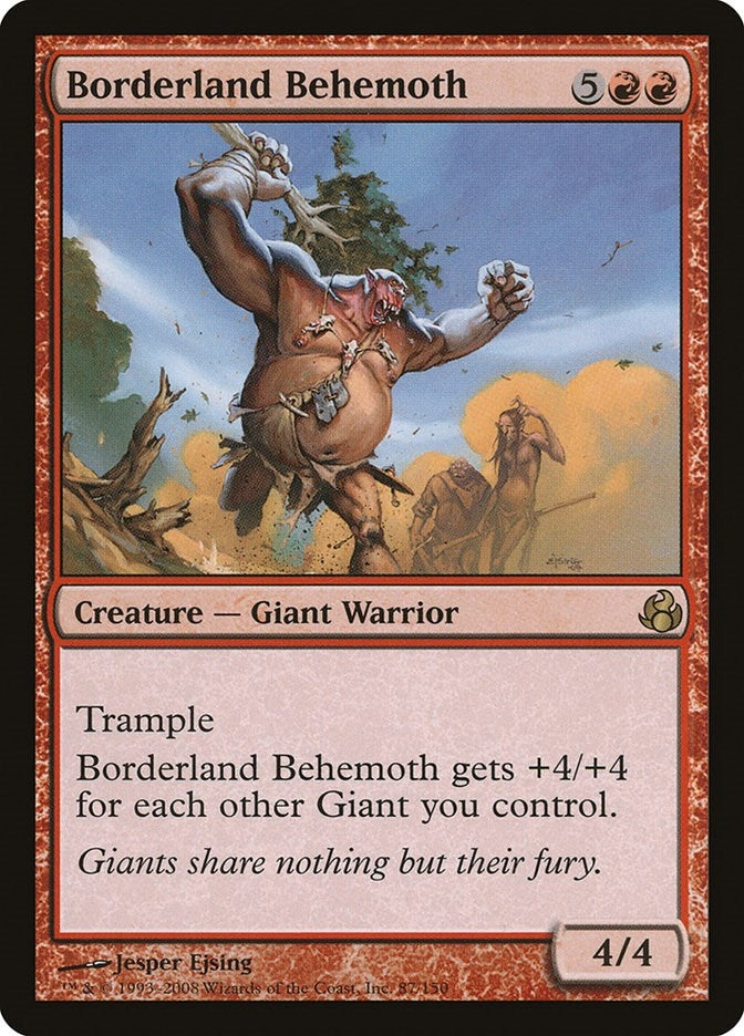 Image for Borderland Behemoth (87) [Morningtide] - Magic: The Gathering