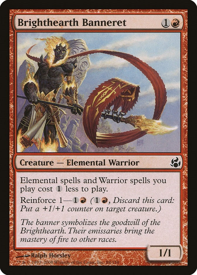 Image for Brighthearth Banneret (88) [Morningtide] - Magic: The Gathering