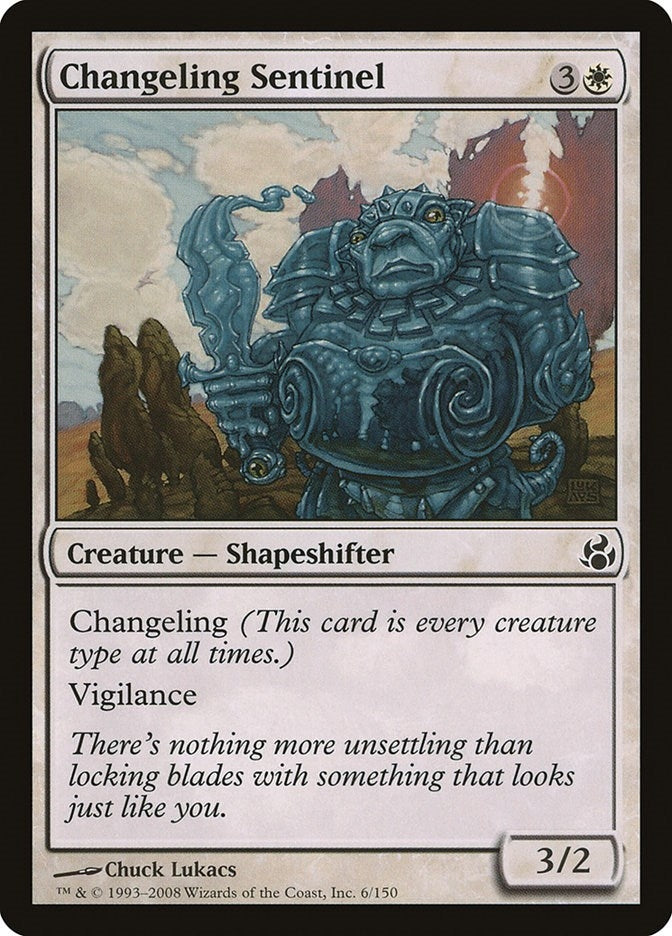 Image for Changeling Sentinel (6) [Morningtide] - Magic: The Gathering