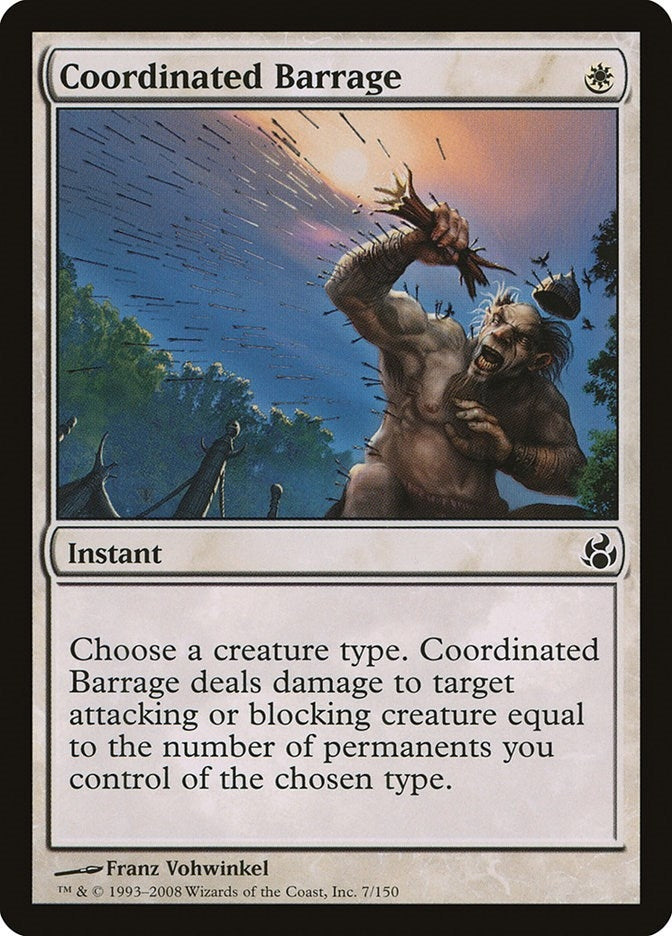Image for Coordinated Barrage (7) [Morningtide] - Magic: The Gathering