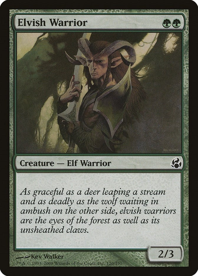 Image for Elvish Warrior (120) [Morningtide] - Magic: The Gathering
