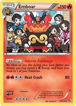 Image for Emboar - 27/113 (Legendary Treasures) (027/113) [Deck Exclusives] - Pokemon