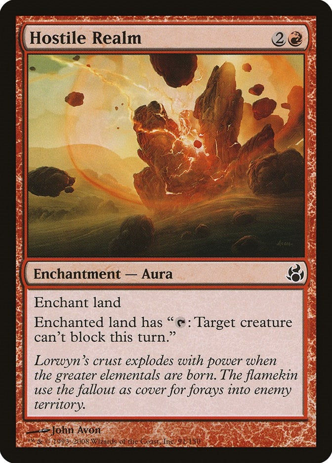 Image for Hostile Realm (91) [Morningtide] - Magic: The Gathering