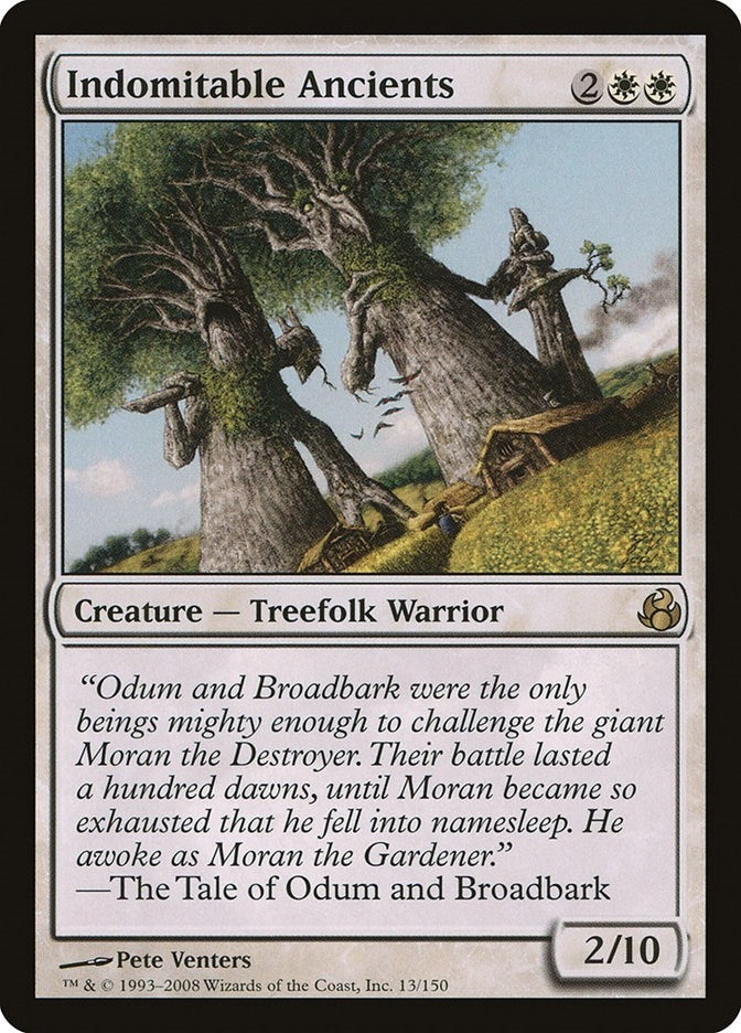 Image for Indomitable Ancients (13) [Morningtide] - Magic: The Gathering