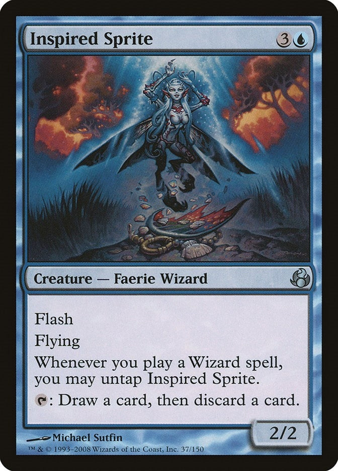 Image for Inspired Sprite (37) [Morningtide] - Magic: The Gathering