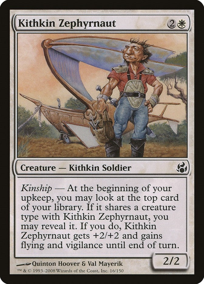 Image for Kithkin Zephyrnaut (16) [Morningtide] - Magic: The Gathering