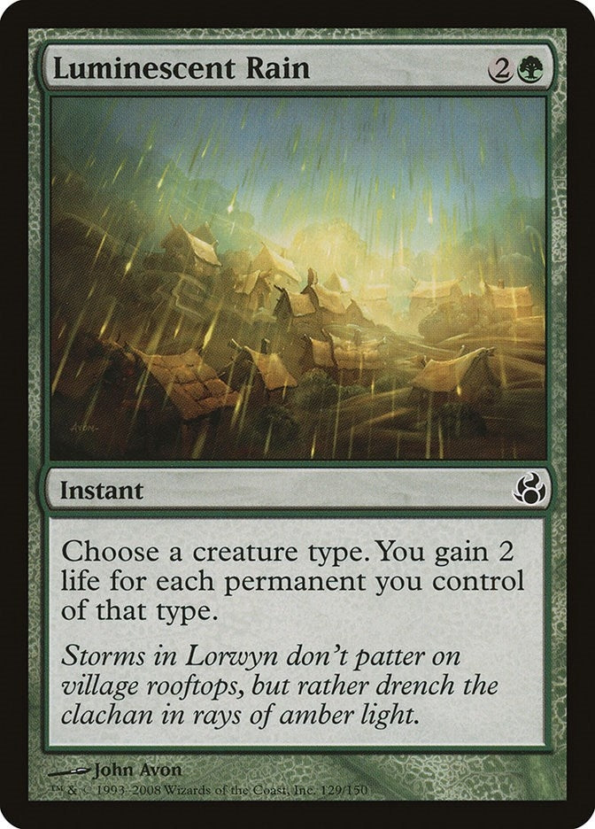 Image for Luminescent Rain (129) [Morningtide] - Magic: The Gathering