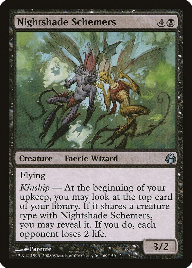 Image for Nightshade Schemers (69) [Morningtide] - Magic: The Gathering