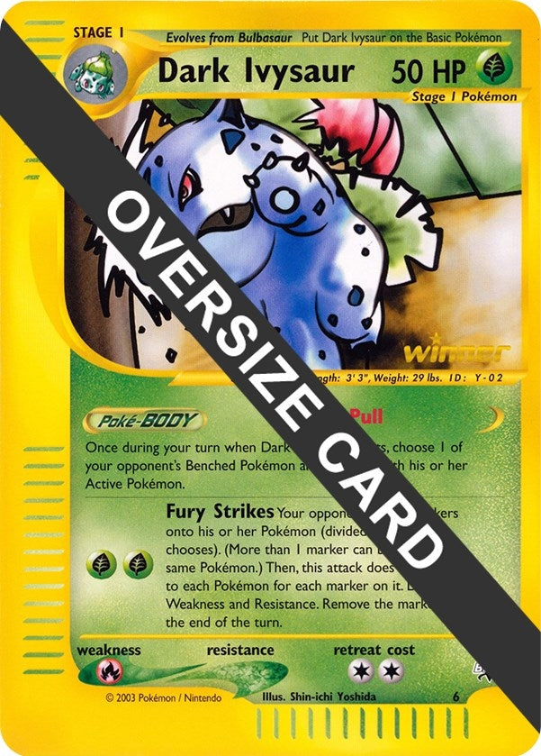 Image for Dark Ivysaur - 6 (Best of Game 6 Promo) (006) [Jumbo Cards] - Pokemon