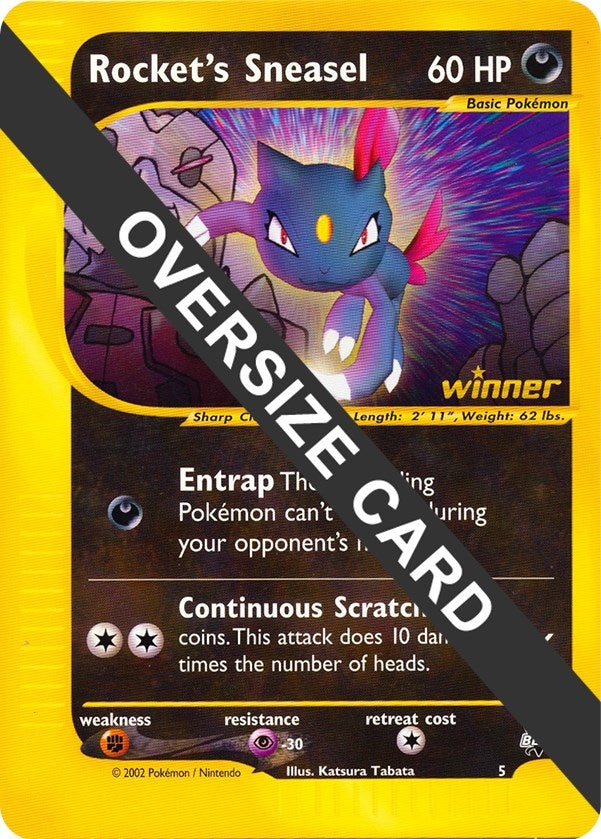 Image for Rocket's Sneasel - 5 (005) [Jumbo Cards] - Pokemon