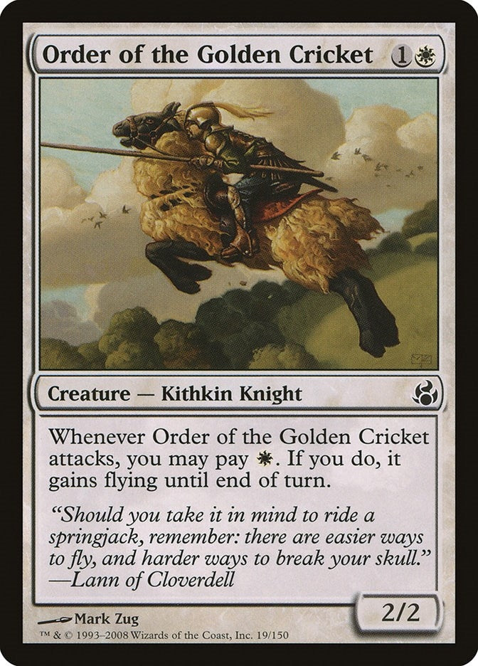 Image for Order of the Golden Cricket (19) [Morningtide] - Magic: The Gathering