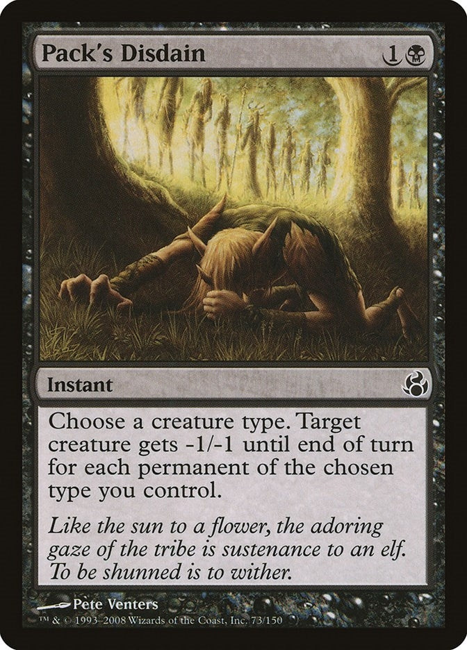 Image for Pack's Disdain (73) [Morningtide] - Magic: The Gathering
