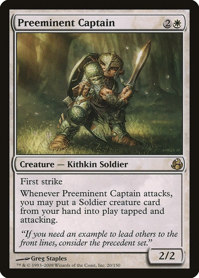 Image for Preeminent Captain (20) [Morningtide] - Magic: The Gathering