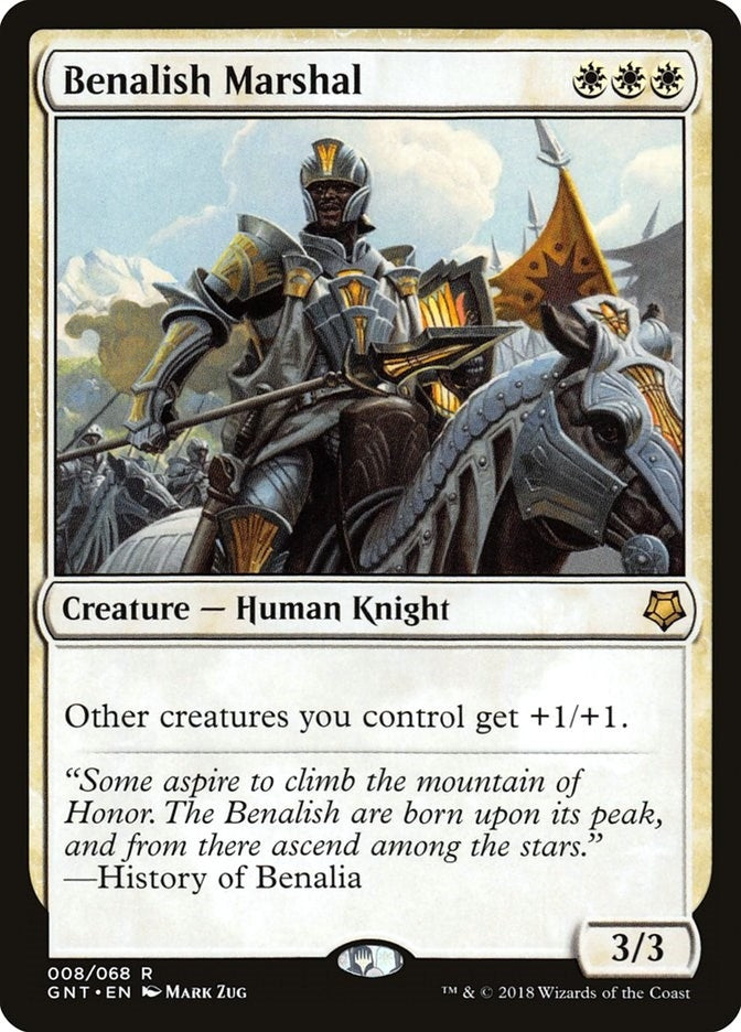 Image for Benalish Marshal (8) [Magic Game Night] - Magic: The Gathering