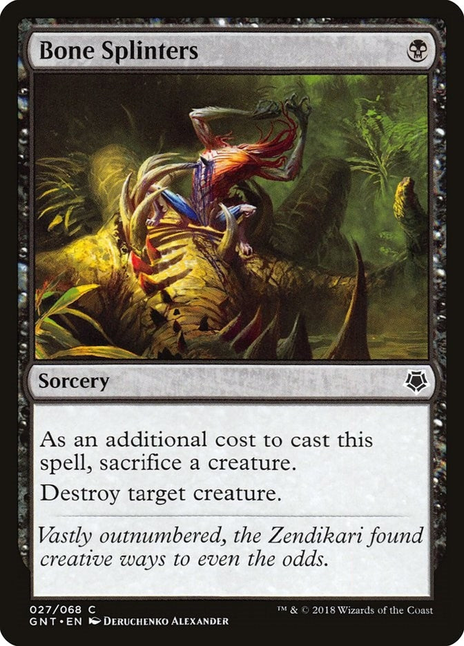 Image for Bone Splinters (27) [Magic Game Night] - Magic: The Gathering