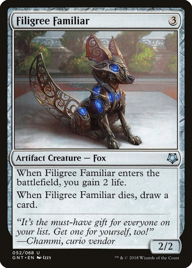 Image for Filigree Familiar (52) [Magic Game Night] - Magic: The Gathering