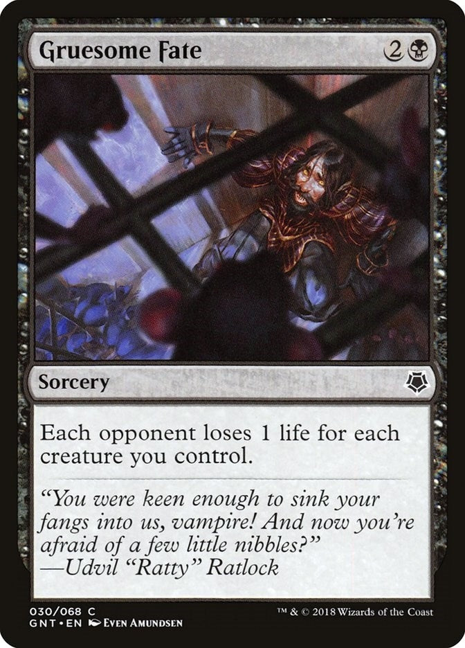 Image for Gruesome Fate (30) [Magic Game Night] - Magic: The Gathering