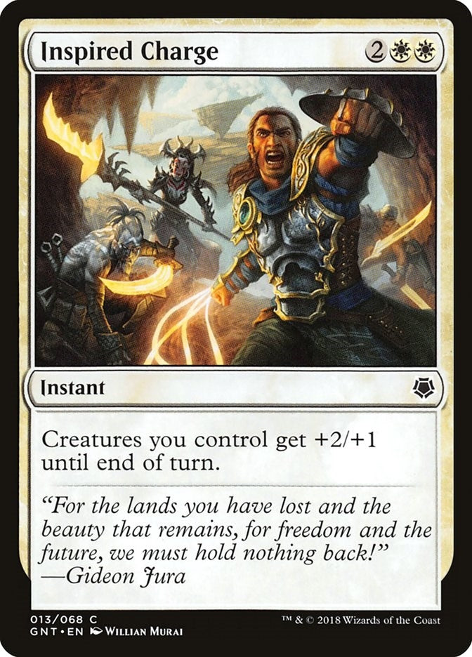 Image for Inspired Charge (13) [Magic Game Night] - Magic: The Gathering
