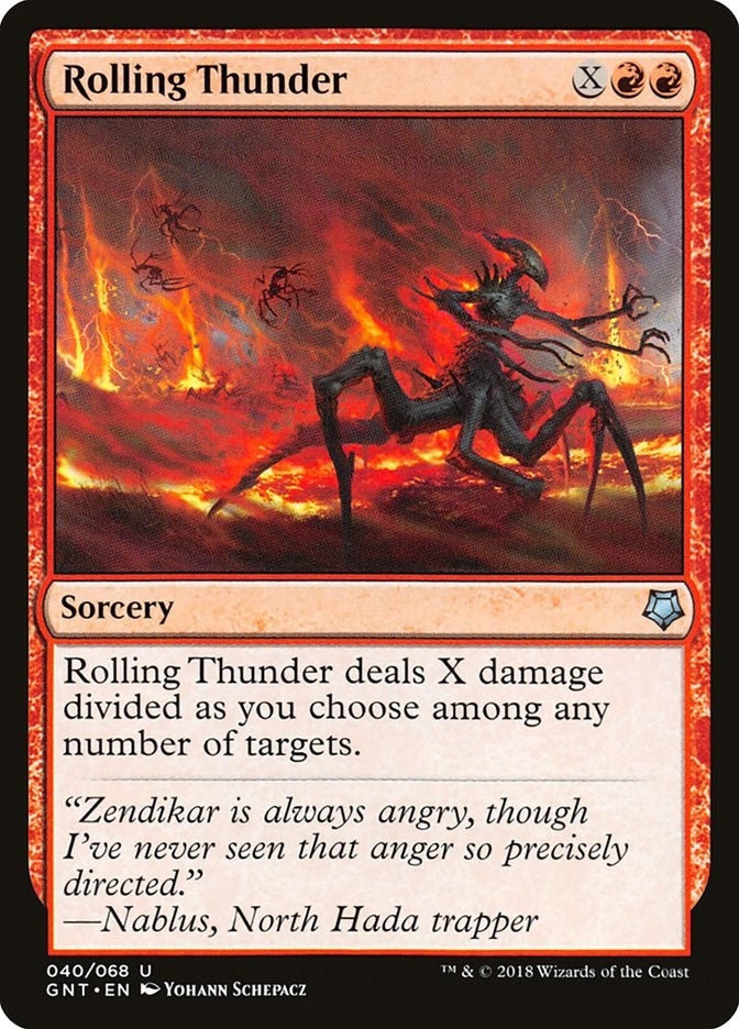 Image for Rolling Thunder (40) [Magic Game Night] - Magic: The Gathering