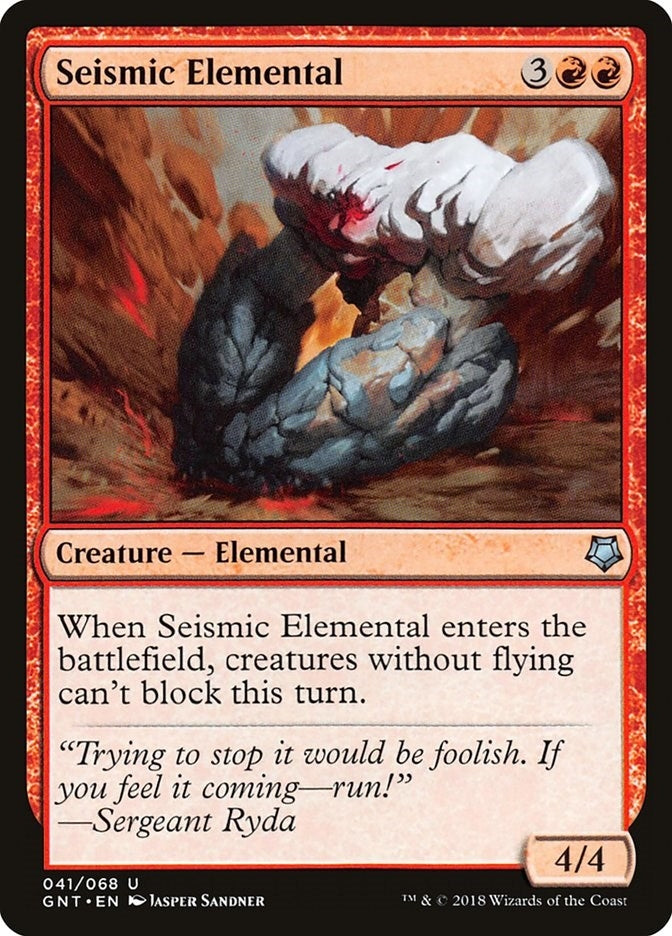 Image for Seismic Elemental (41) [Magic Game Night] - Magic: The Gathering