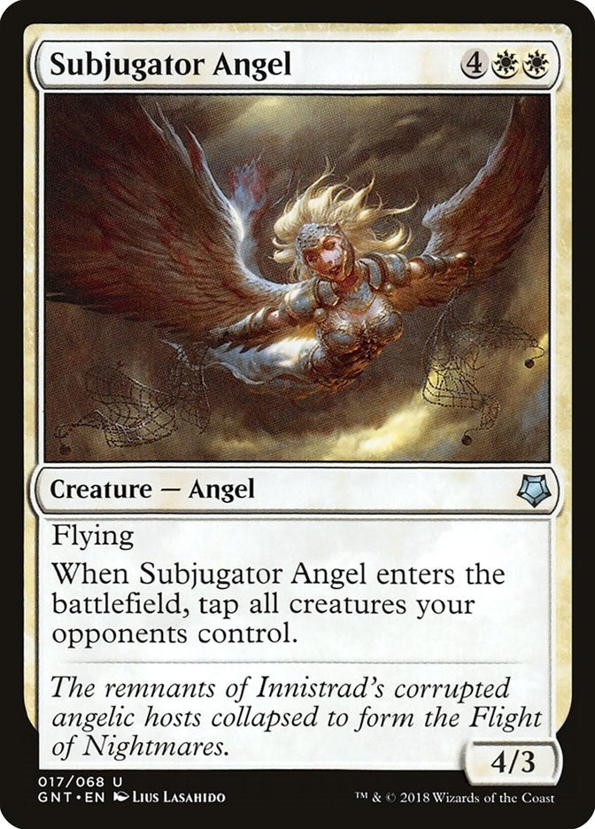 Image for Subjugator Angel (17) [Magic Game Night] - Magic: The Gathering