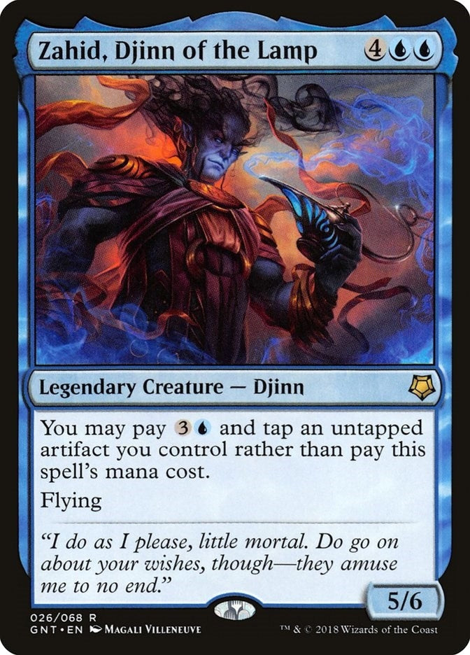 Image for Zahid, Djinn of the Lamp (26) [Magic Game Night] - Magic: The Gathering