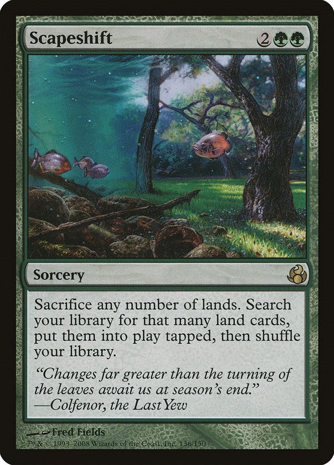 Image for Scapeshift (136) [Morningtide] - Magic: The Gathering