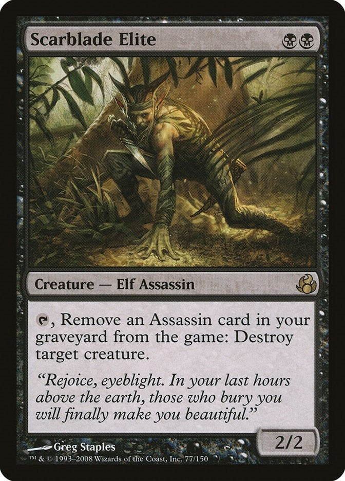 Image for Scarblade Elite (77) [Morningtide] - Magic: The Gathering