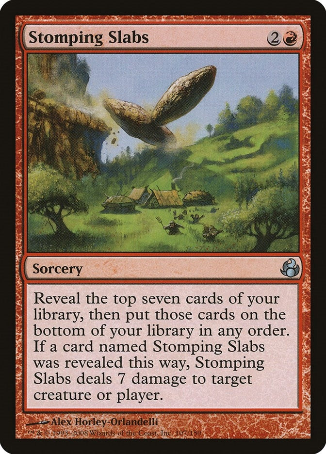 Image for Stomping Slabs (107) [Morningtide] - Magic: The Gathering