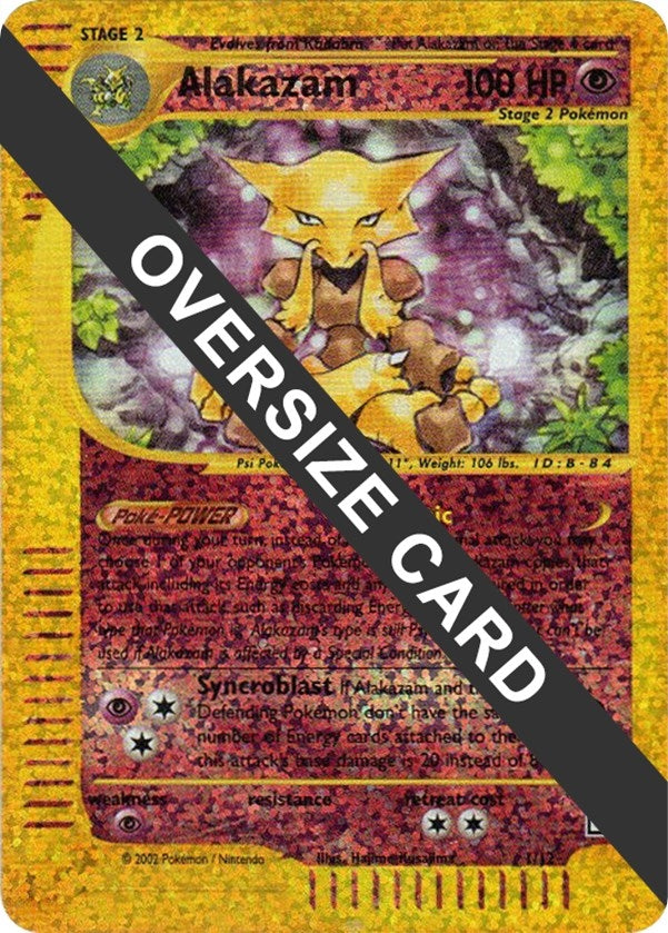 Image for Alakazam - 1/12 (Box Topper) (001/012) [Jumbo Cards] - Pokemon