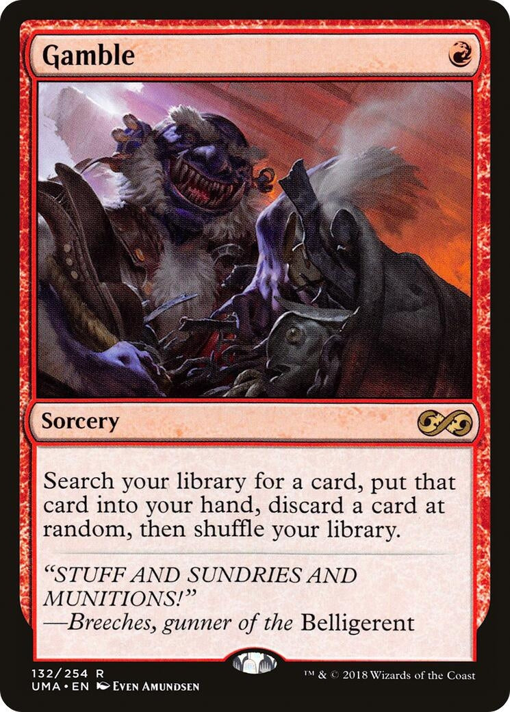 Image for Gamble (132) [Ultimate Masters] - Magic: The Gathering