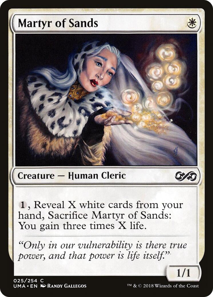 Image for Martyr of Sands (25) [Ultimate Masters] - Magic: The Gathering