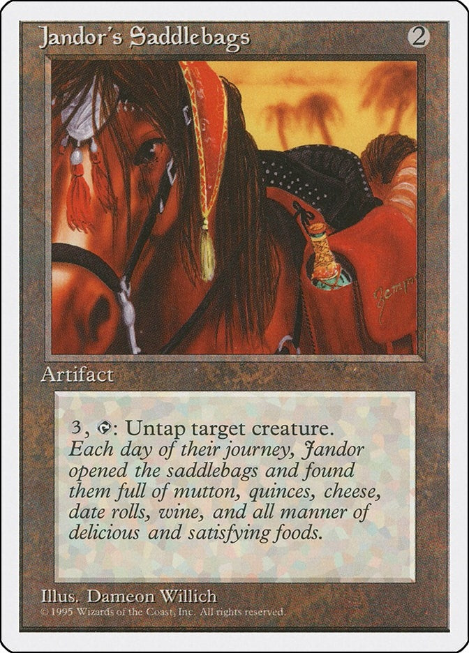 Image for Jandor's Saddlebags [Fourth Edition] - Magic: The Gathering