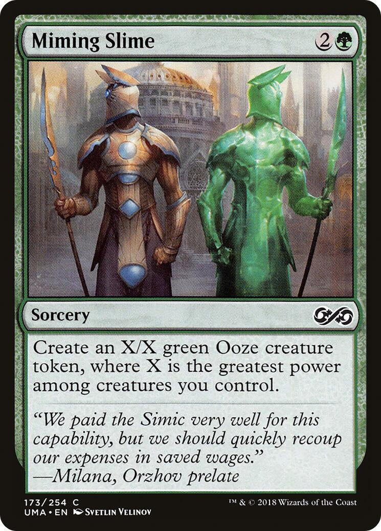Image for Miming Slime (173) [Ultimate Masters] - Magic: The Gathering