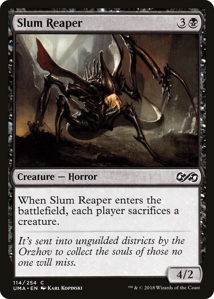 Image for Slum Reaper (114) [Ultimate Masters] - Magic: The Gathering