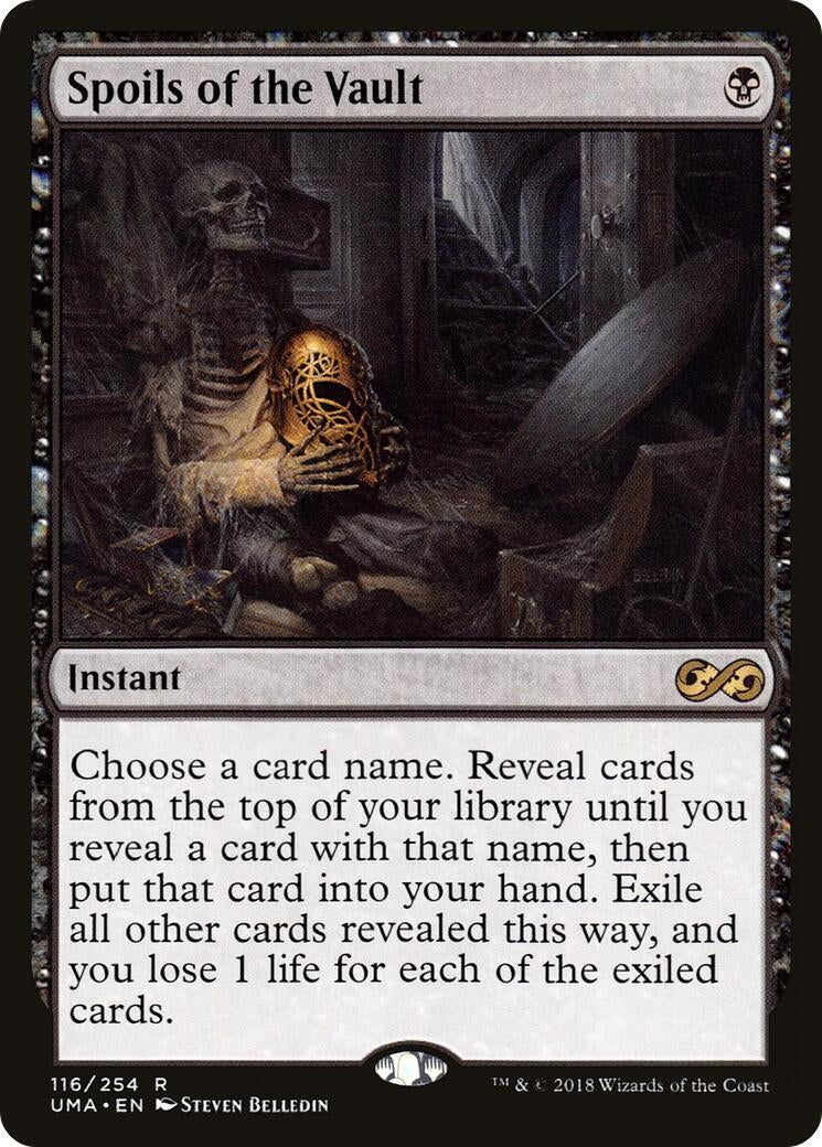 Image for Spoils of the Vault (116) [Ultimate Masters] - Magic: The Gathering