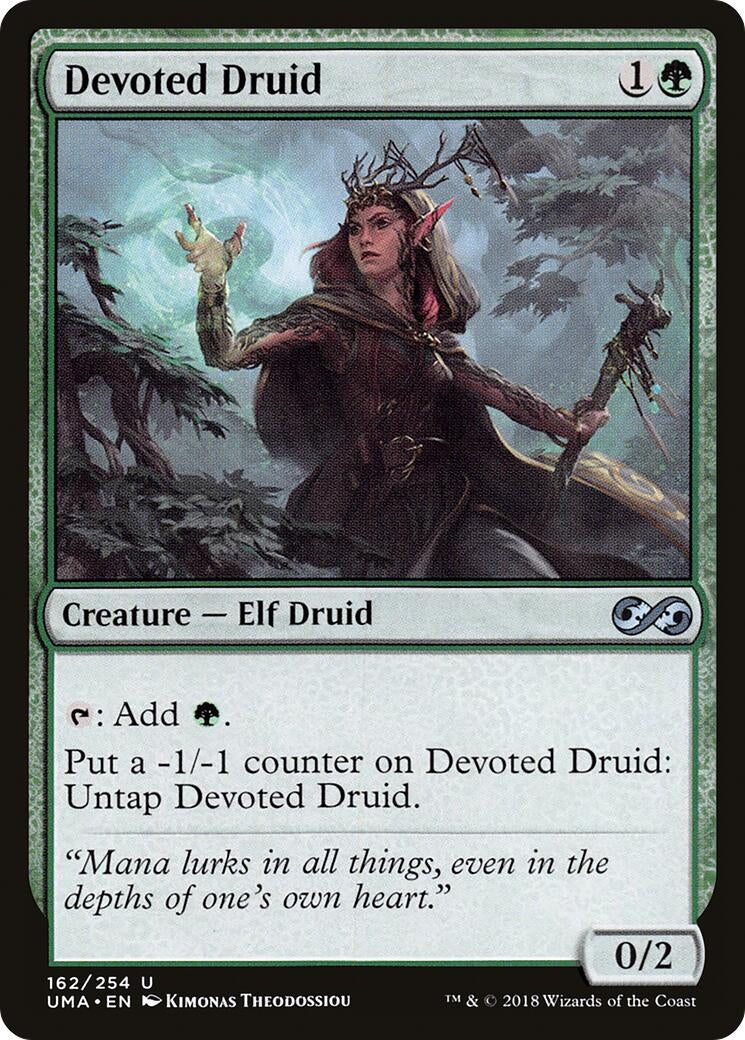 Image for Devoted Druid (162) [Ultimate Masters] - Magic: The Gathering