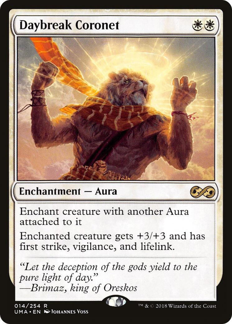 Image for Daybreak Coronet (14) [Ultimate Masters] - Magic: The Gathering
