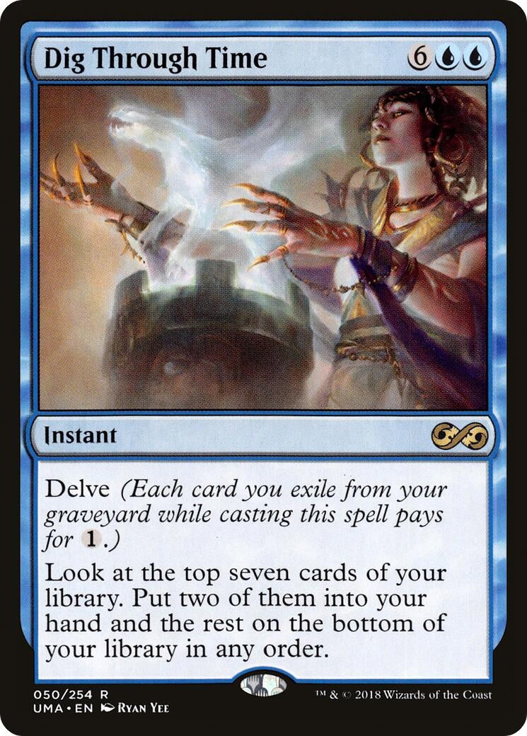 Image for Dig Through Time (50) [Ultimate Masters] - Magic: The Gathering