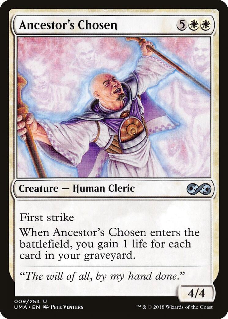 Image for Ancestor's Chosen (9) [Ultimate Masters] - Magic: The Gathering