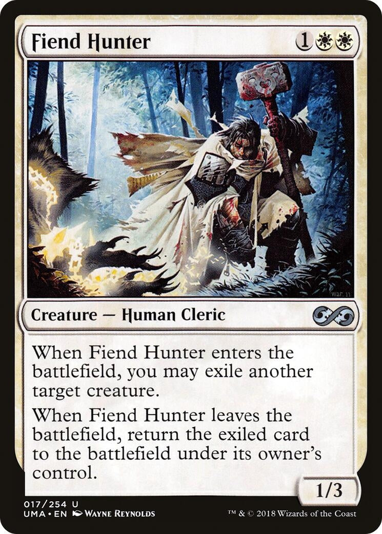Image for Fiend Hunter (17) [Ultimate Masters] - Magic: The Gathering