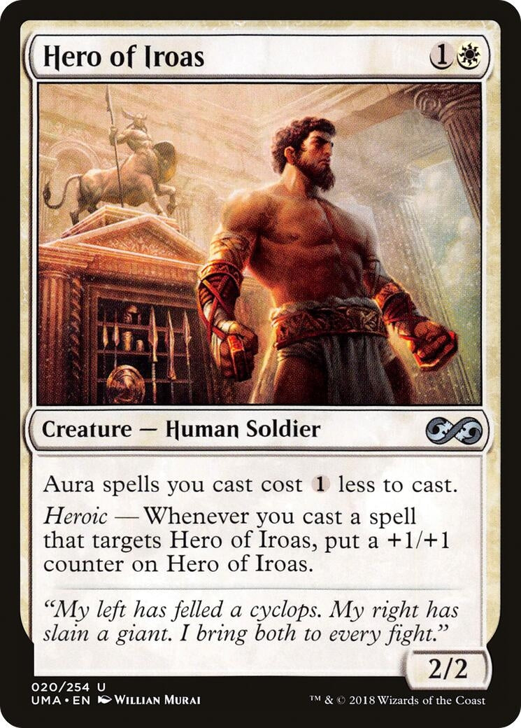 Image for Hero of Iroas (20) [Ultimate Masters] - Magic: The Gathering